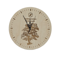 Zegar ścienny 280 mm z grawerem